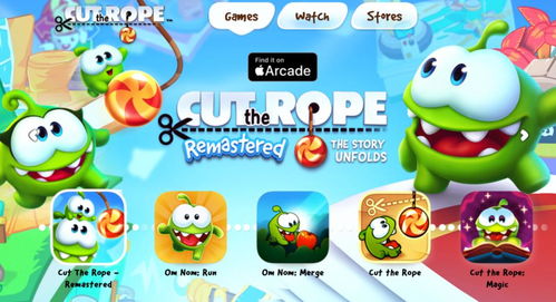 om nom games cut the rope,Om Nom Games: Cut the Rope – A Detailed Multi-Dimensional Introduction